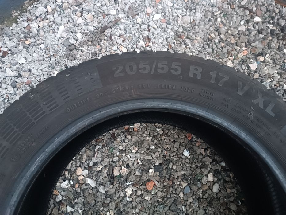 205/55R17 komplet opon letnich Continental
