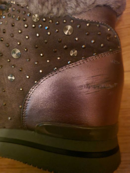 Ботинки кожа мех натуральний 40р