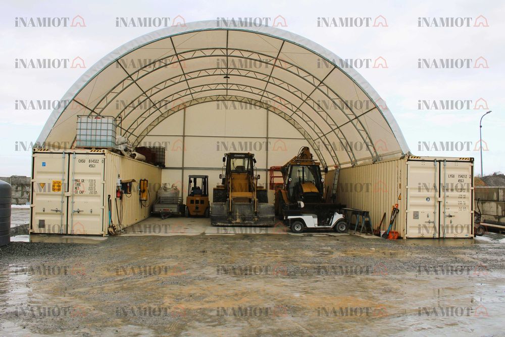 Zadaszenie Kontenerowe 12x12 Kratownica Całoroczne Najgrubsza Plandeka