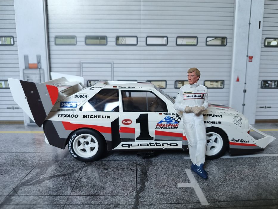 1:18 Audi Quattro Pikes Peak Otto + figurka