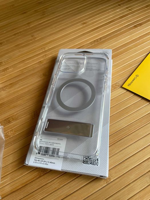 Чохол Caseology Capella Mag Kickstand для iPhone 16 Pro Max Clear Gray