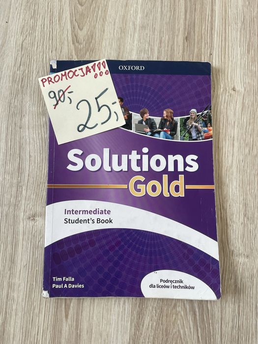 Solutions Gold Intermediate Język angielski klasa 1