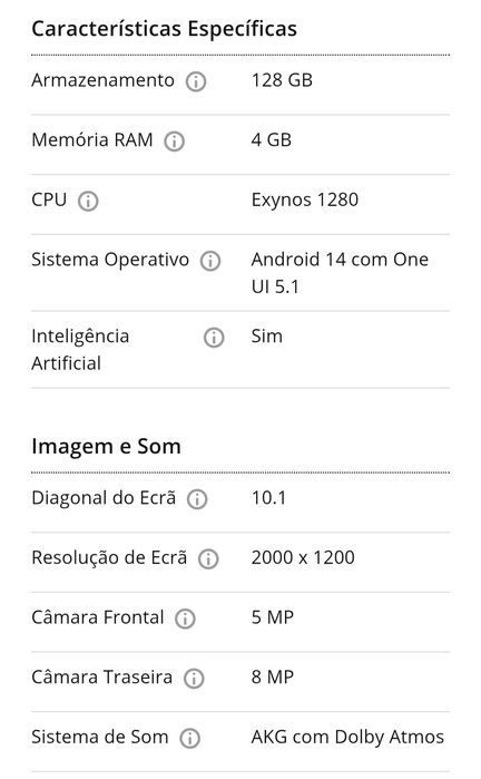Tablet Samsung tab s6 lite