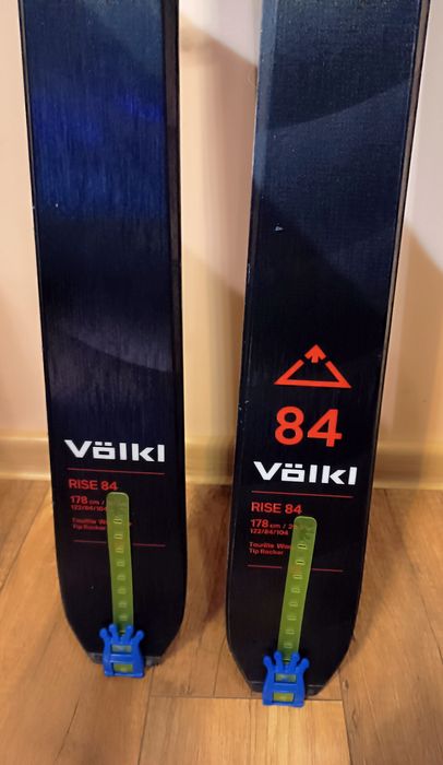 Volkl Rise 84 + Alpinist long i foki - nowy set