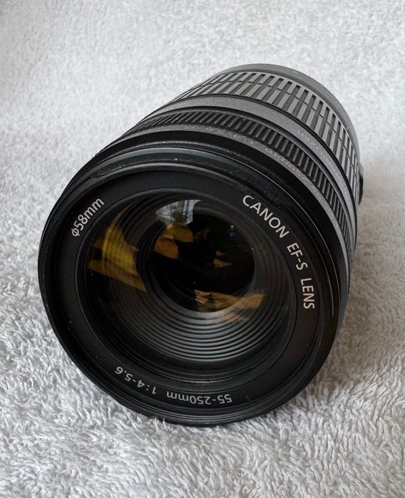 Aparat Canon 600D + 18-135 + 55-250