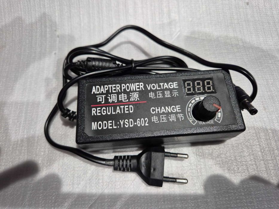 Zasilacz uniwersalny regulowany DC 3-24V 3A Potencjometr AC 100-240V