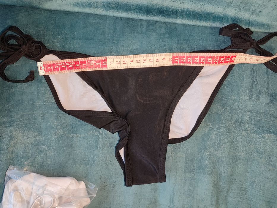 Новые белые черные плавки бразилиана низ от купальника L 48 труси