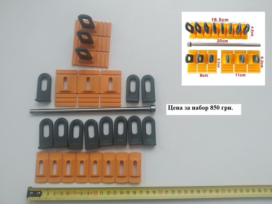 Комплект клеевых грибков для удаления вмятин PDR без покраски