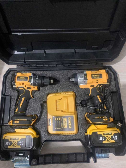 Потужний Набір DeWalt: гайковерт DCF922D2T та шуруповерт DCD996