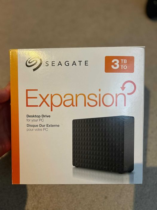 [NOVO] Seagate Expansion 3TB Desktop External Hard Drive USB 3.0