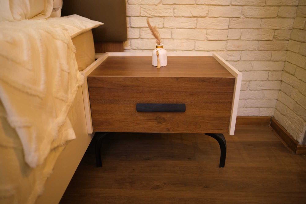 Conjunto Quarto Completo Casal Novo | Cama Roupeiro Cómoda Mesa