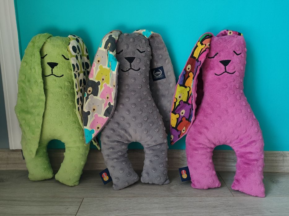 Króliki   maskotki 3 szt / La millou