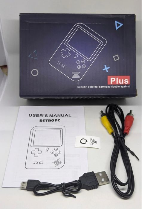 Consola portátil com 400 jogos retro