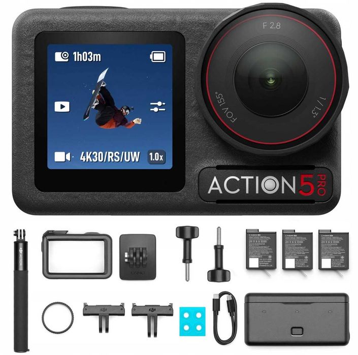 Kamera DJI Osmo Action 5 PRO Adventure Combo 3 Baterie