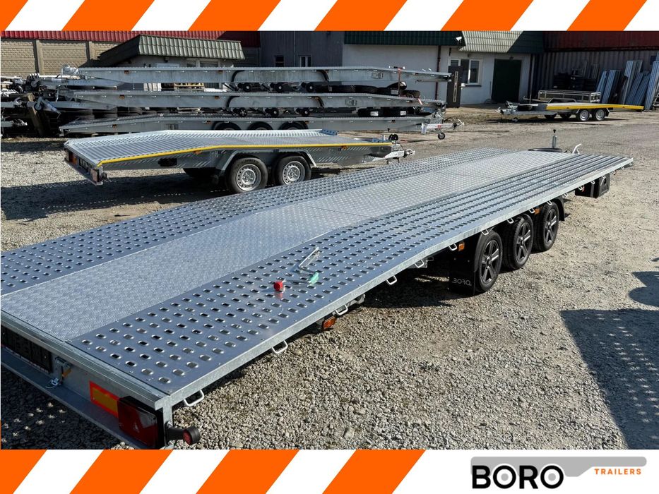 Boro 2 CARS  UNIWERSALNA LAWETA przyczepa do przewozu 2 aut DMC 3500kg