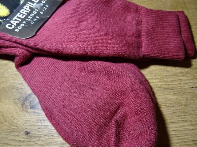 Caterpillar cieple skarpety bordo nowe 39-42