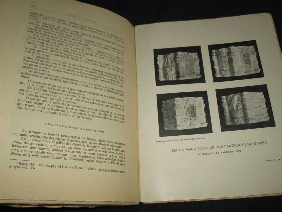 Livro A Rainha D. Leonor Conde de Sabugosa 1ª edição