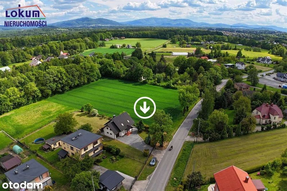 Działka pod dom lub usługi, blisko Skoczowa