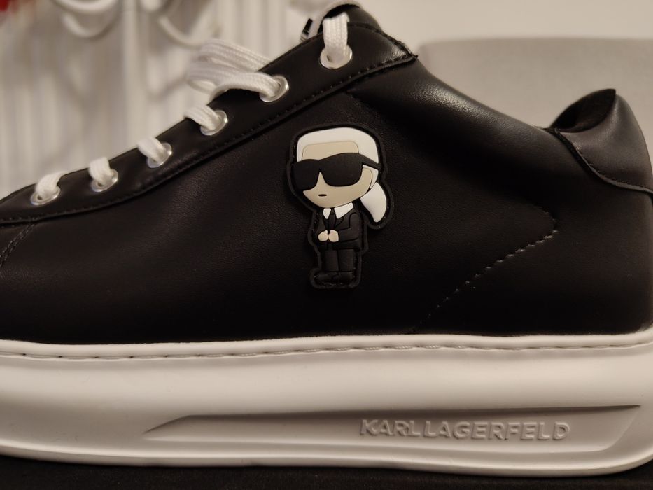 Buty KARL Lagerfeld Paris skóra naturalna