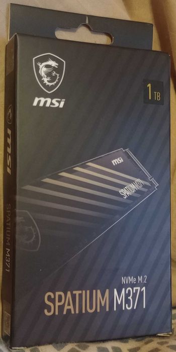 Nowy Dysk SSD MSI 1TB NVMe bardzo szybki