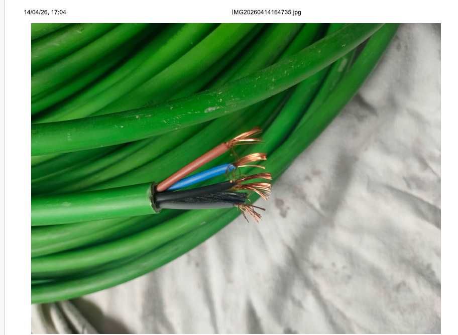 Cabo FXG 5G1.5 MM Verde RZ1-K(AS)