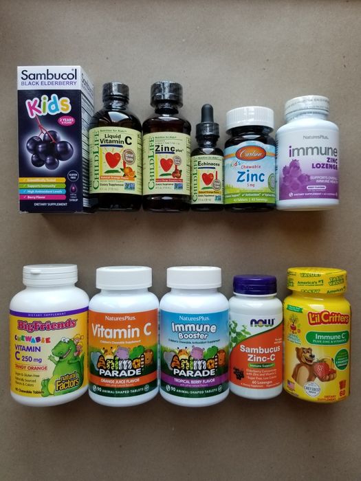 Вітаміни для дітей! Кальцій•Магній•Д3•Омега 3•Цинк•Мультивітаміни•