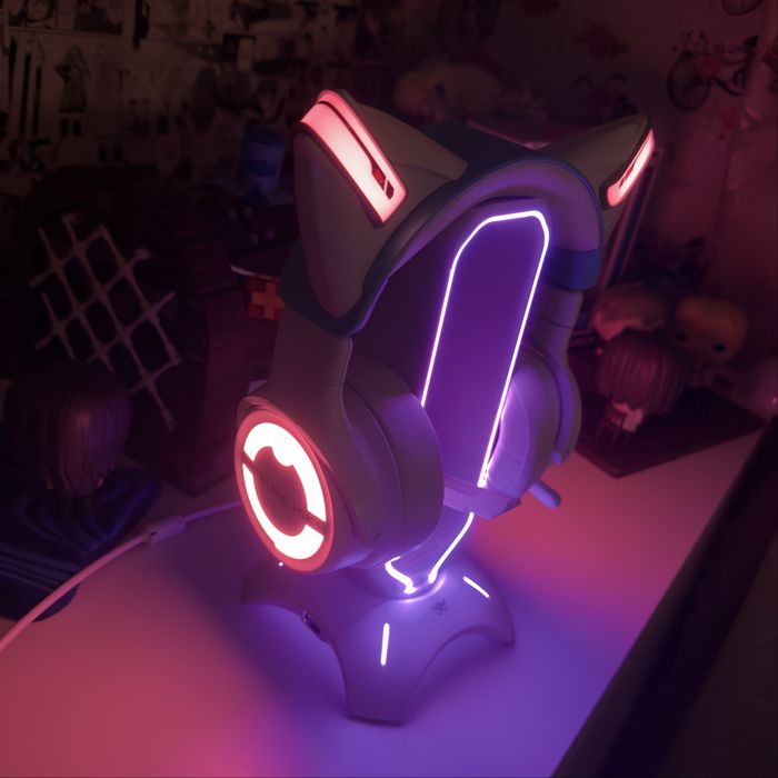 Набір Навушники Hatsune Miku Yowu Limited Edition + RGB підставка