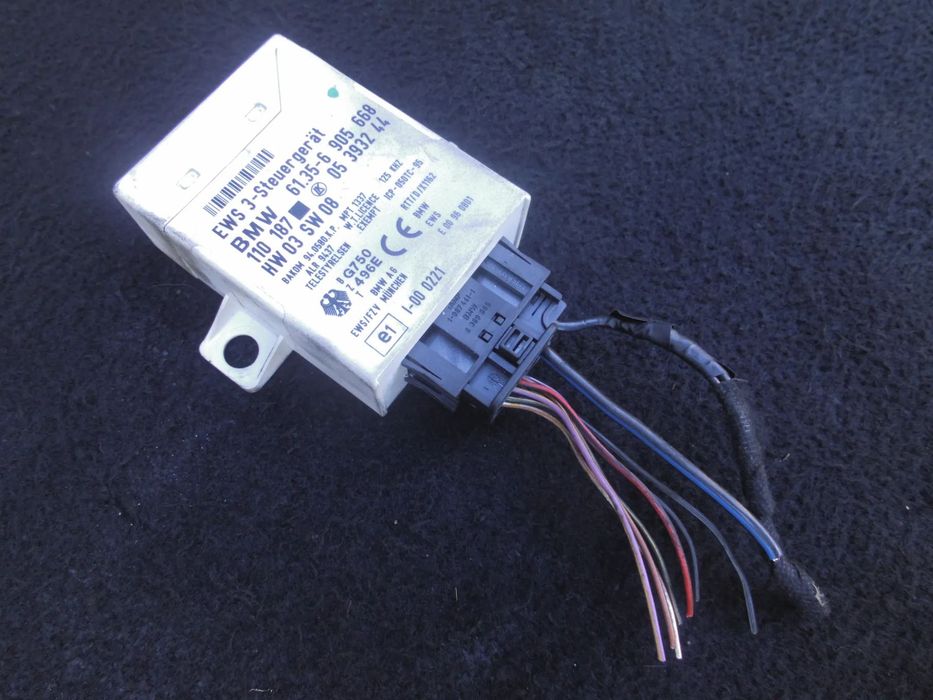 MODUŁ IMMO IMMOBILAIZERA STEROWNIK EWS 3 6905668 BMW E46 E39 WTYCZKA INSTALACJA POSIADAM 2 SZT