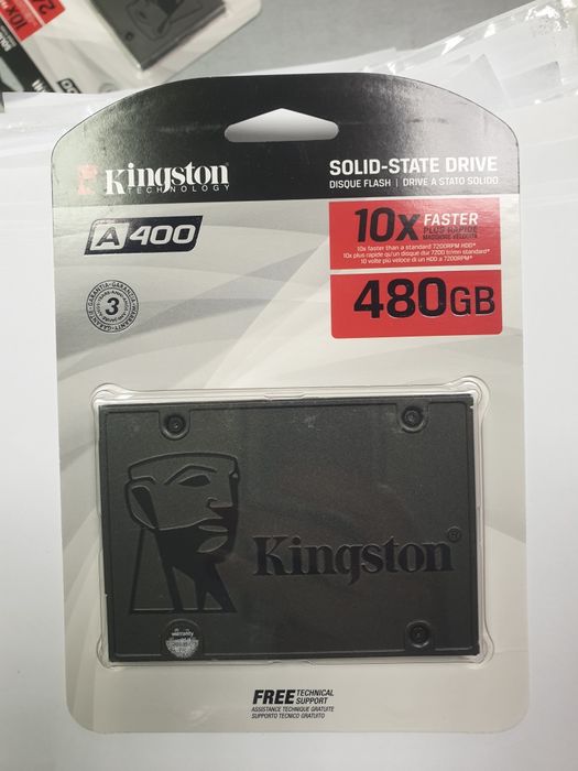 SSD 480GB Kingston SSDNow A400 2.5" SATAIII (SA400S37/480G)