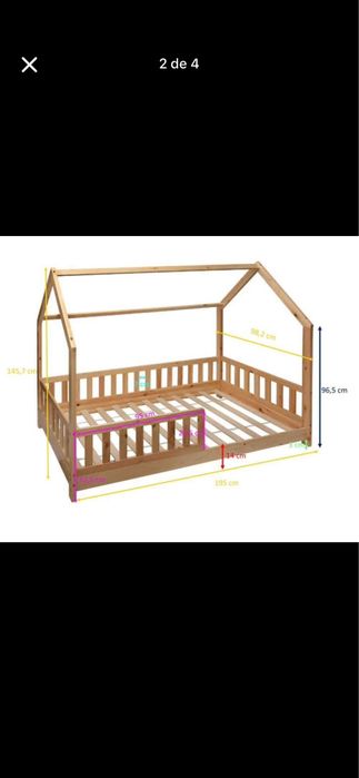 Cama Montessori / Colchão incluído | Hôma