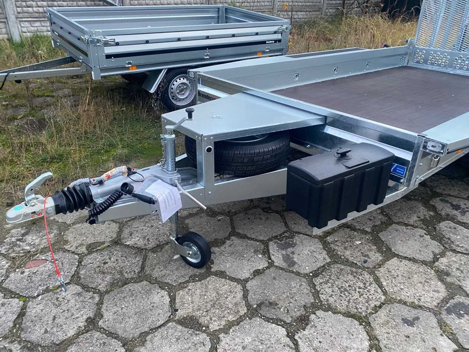 Przyczepa Brenderup MT 3651 pod minikoparkę 3.5T OD RĘKI mini koparka