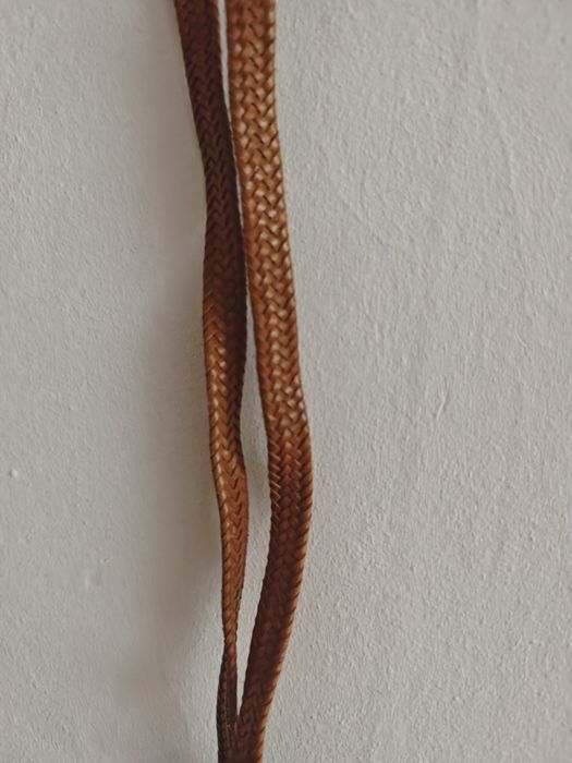 Pasek do spodni brązowy pleciony