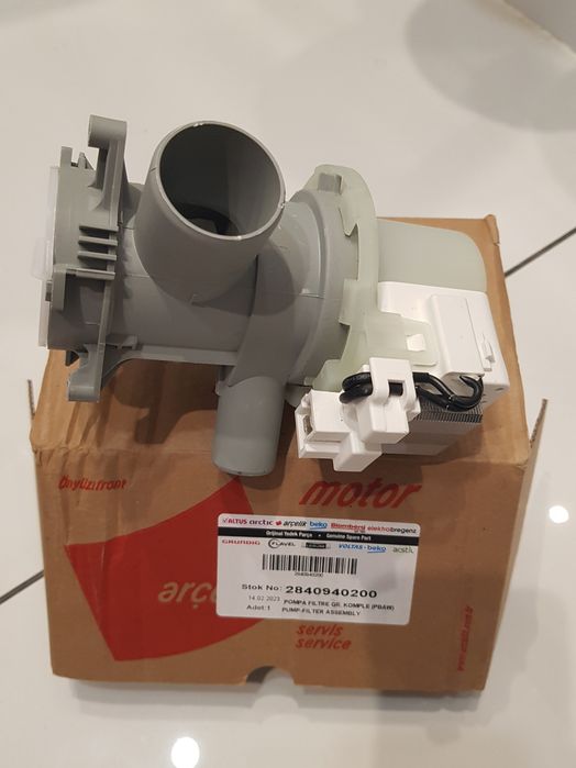 Pompa odpływowa kompletna pralki Beko Grundig Arcelik 28.409.40.200