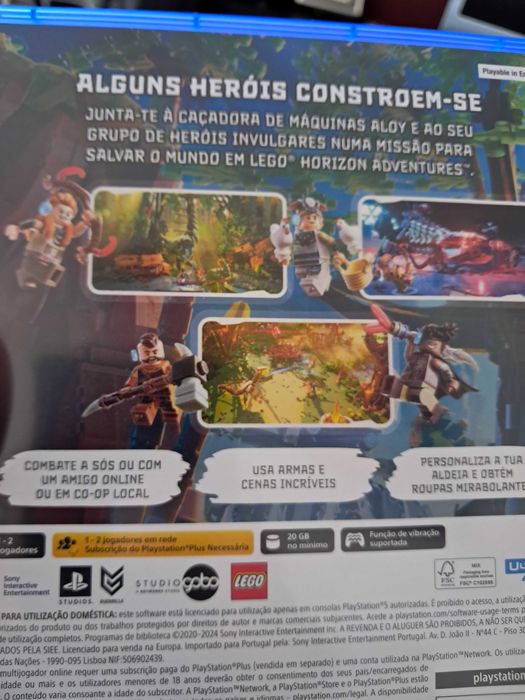 Jogo Ps5 Lego Horizon Adventures
