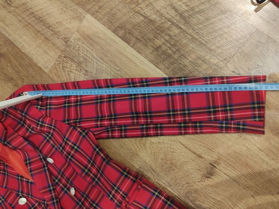 Komplet damski krata 38