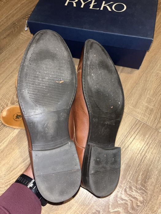 Skórzane buty męskie Ryłko
