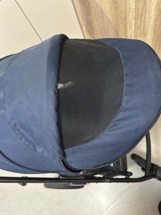 Коляска Anex M-Type 3в1 (Анекс М-Тайп), темно-синя, повний комплект