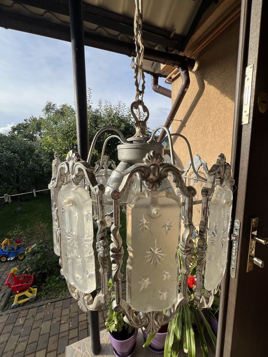 Люстра ретро з металу