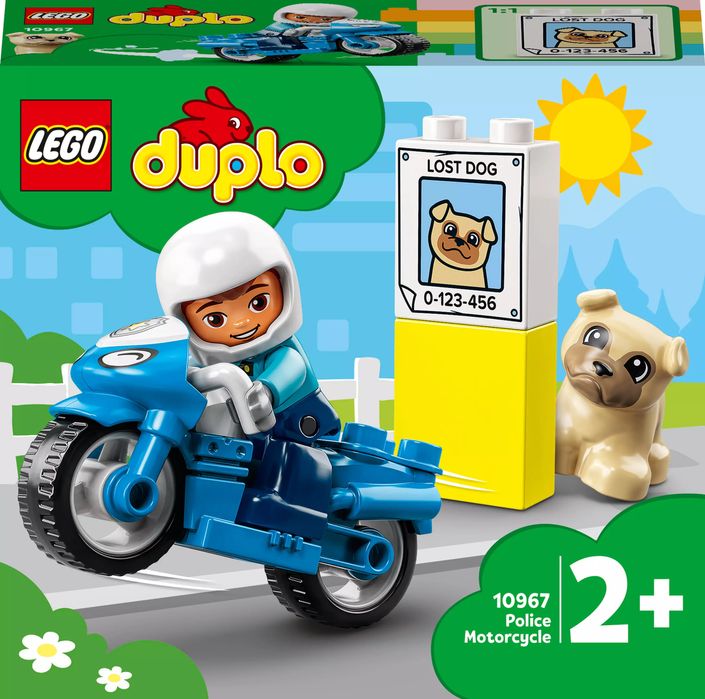 LEGO DUPLO Motocykl policyjny 10967. LEGO