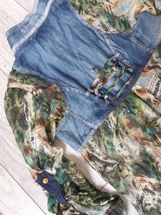 Koszulka damska dżinsówa rozmiar M