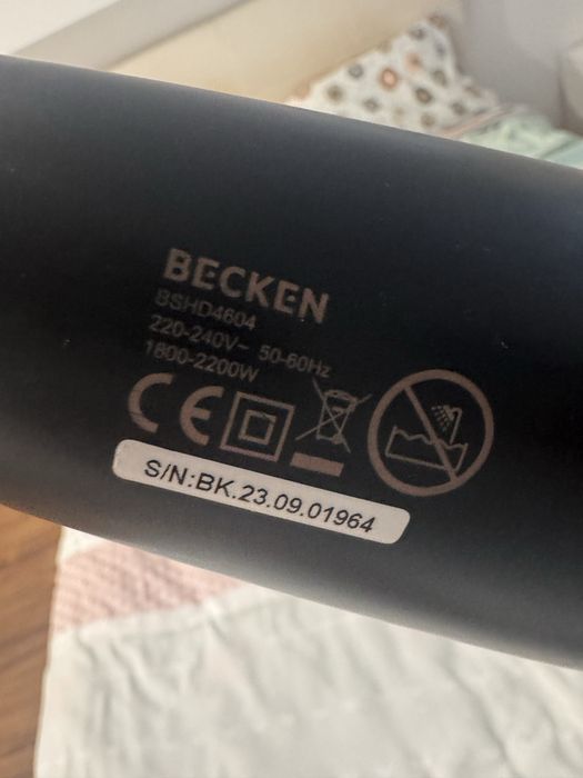 Secador cabeloa becken