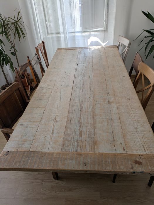 Mesa jantar rustica única
