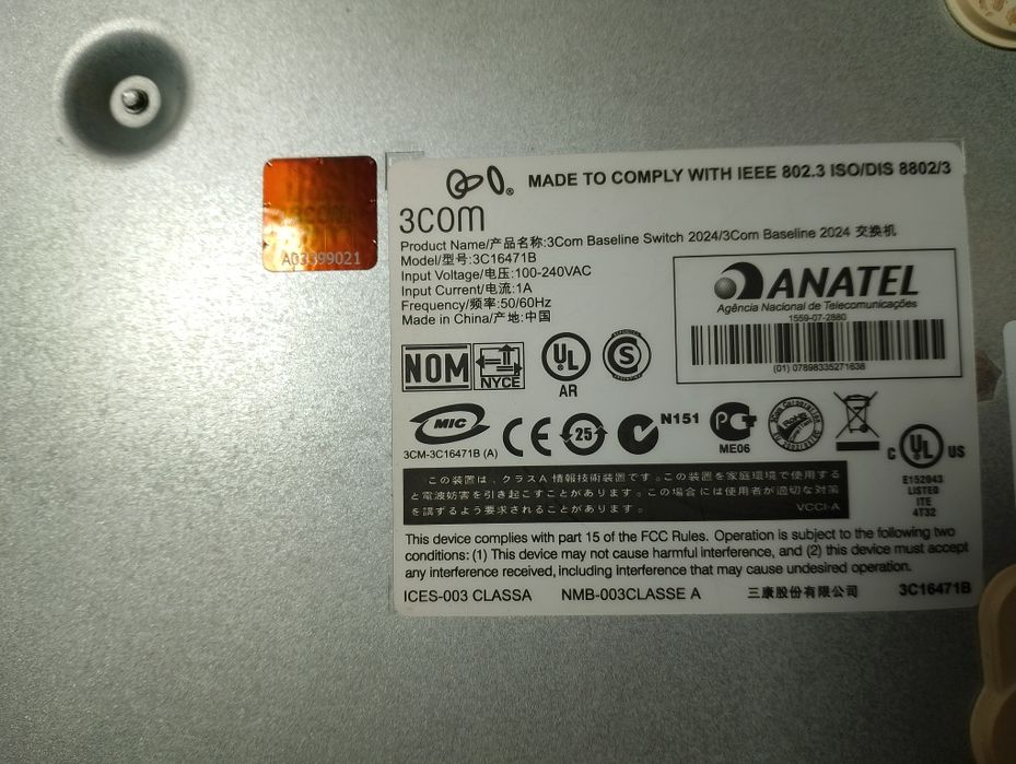 Комутатор 3Com Baseline Switch 2024 3С16471