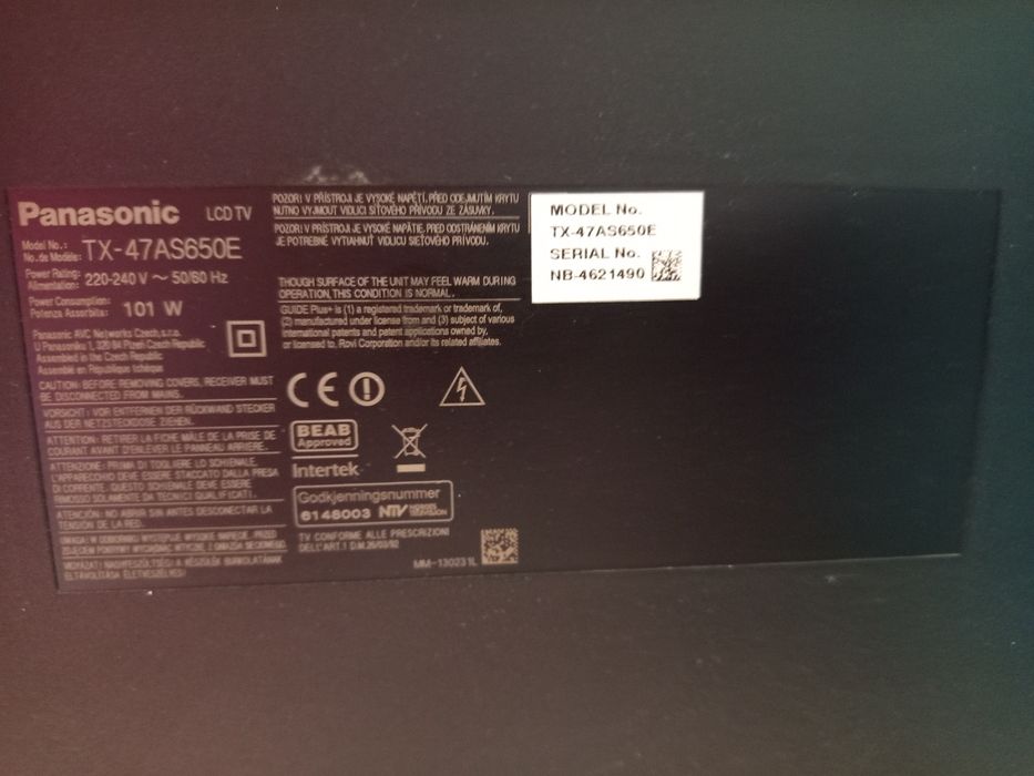 Telewizor Panasonic 47  cali