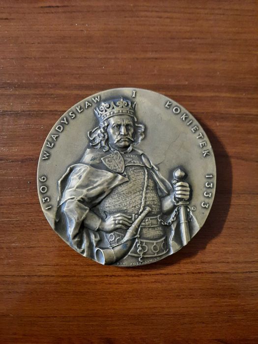 Medal Władysław I Łokietek  Seria PTN