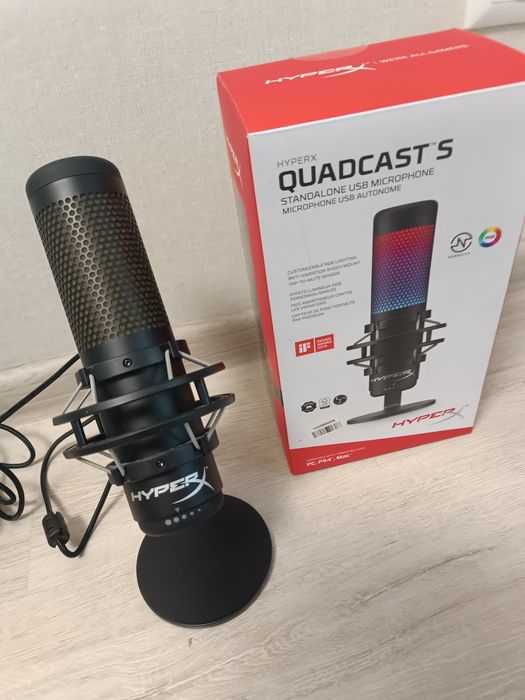 Мікрофон HyperX Quadcast S