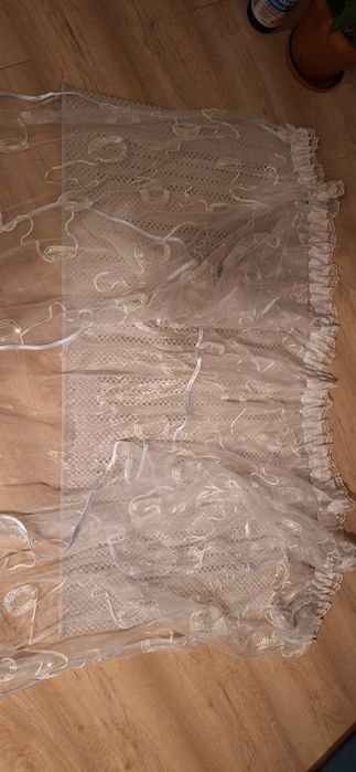 Firanka biała 150cm