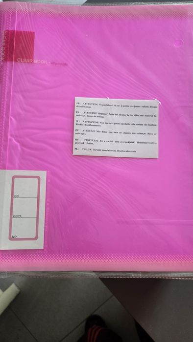 Capas plásticas de micas e dossiers