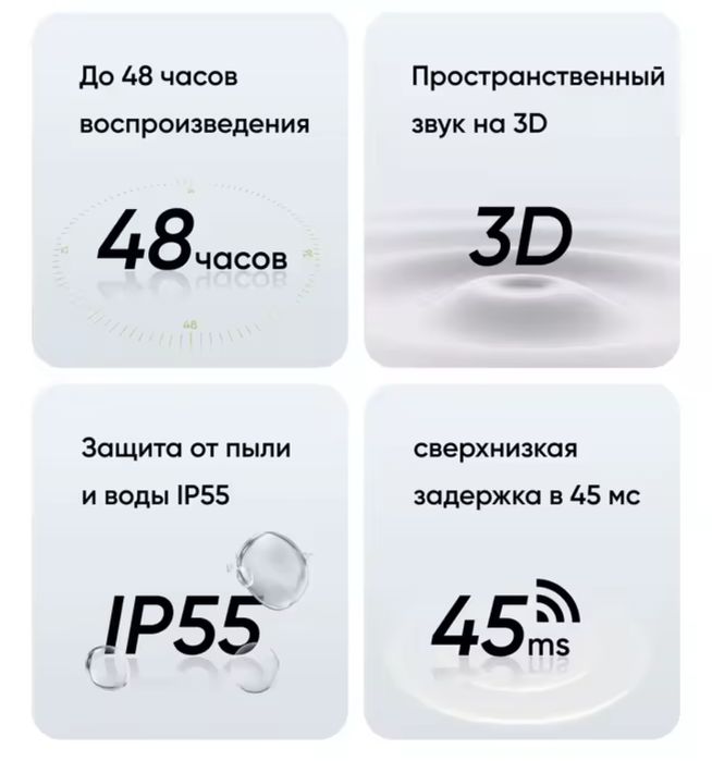 Навушники Realme Buds Air 7 Pro ,глобальна версія, шумодав, LHDC 5.0
