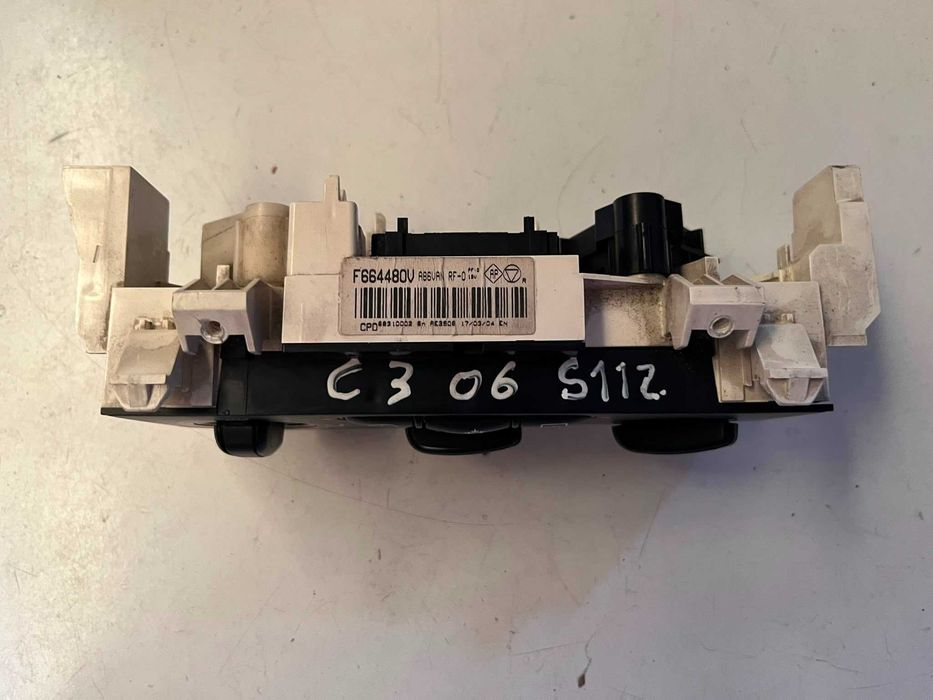 Citroen C3 - Comandos Sofagem Climatronic - S112